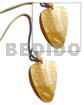 Leather Thong H=45mm MOP Teardrop