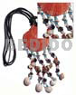 Red Limpet Shell Dangling Shells