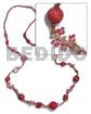 Dark Red And Amber Glass