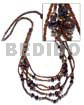 4-5mm Coco Heishe Nat Brown