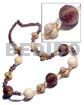 20mm Wrapped Round Wood Beads