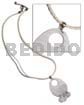 Braided Crème Cord 50mmx40mm Teardrop