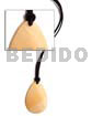 Leather Thong 43x29mm Teardrop Melo