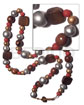 Asstd. Wood Beads In Nat.