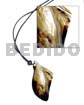 Leather Thong Natural Shape Tiger