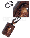 Clay Skull On 60mmx40mm Rectangular