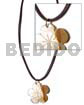 Cord 30mm MOP Flower Groove