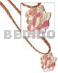 Braided Gold Cord Inlaid Pink