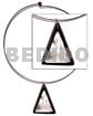 Metal Hoop Ring 45mm Triangle