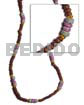 2-3mm Nat Brown/blue/lavender Combination Coco