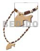 Bayong Wood Tube 2-3mm Black/bleach