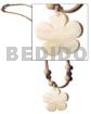 40mm Kabibe Flower Shell On