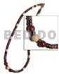 Brown/black/bleach 4-5mm Coco Pokalet Wood