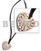 Heart Cunos 40mm On Leather