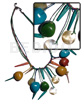 Bora Bora Necklace- Dangling Colored