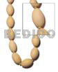 Nat. White Wood Oval 21mmx31mm