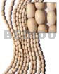 Nat. White Wood Oval 8x10mm