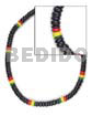4-5mm Rasta Design Dominant Black