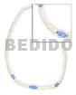 4-5mm Wht Shell With Blue