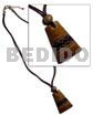 Antique Aztec 45mm Horn Pendant