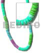 4-5mm Coco Heishe Mint Green/neon