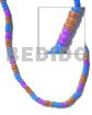 4-5mm Coco Pokalet Violet/brown/blue Combination