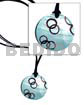 50mm Colored Handpainted Round Kabibe