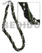 Twisted 4 Rows-2-3mm Coco Heishe