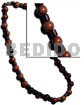 Round Bayong Wood Beads Cylinder