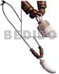 Cowrie Tiger Tooth Pendant Antique