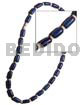 Navy Blue Buri Tube White