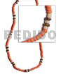 2-3mm Orange/nat Brown Combination Coco