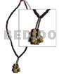 2-3mm Coco Black Heishe Dangling
