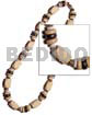 Diamond Cube Wood Beads 7-8mm