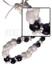 Beaded White Bubbleshells / 28"