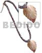 3 Rows Twisted Glass Beads