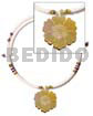 White Clam 3-4mm Wire Choker