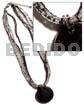 6 Rows Glass Beads 40mm