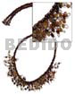 Glass Beads In Dark Brown