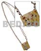 40x40mm Square MOP Pendant In