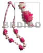 Pink 3 Layer Wax Cord