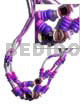 3 Rows 2-3mm Coco Lavender/pink