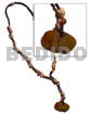 Dangling 3 Overlapping 25mm Brownlip