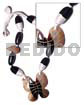 Nat. White Wood Beads In