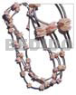 3 Rows Metal Bars Pink