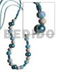 12mm Wrapped Wood Beads W