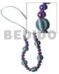 20mm Wrapped Wood Beads Golden