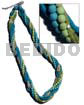 10 Rows - 2-3mm Aquamarine/nat.