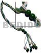 10 R0ws Glass Beads Dangling
