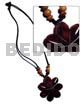 60mm Flower Black Tab Shell